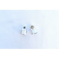 Upper Alloy Shock Caps - SILVER - 2Pcs | Rovan Sports